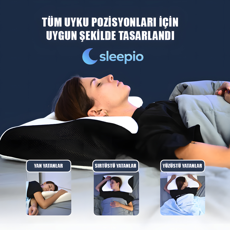 Sleepio Ortopedik Premium Boyun Yastığı